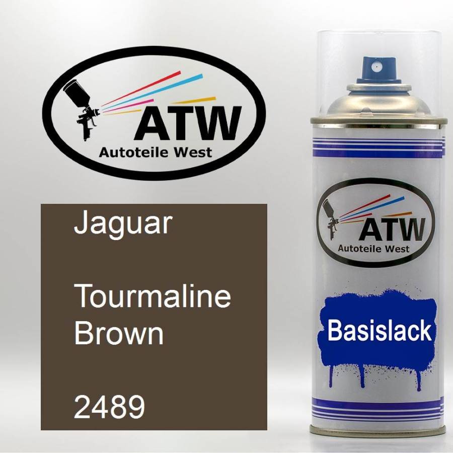 Jaguar, Tourmaline Brown, 2489: 400ml Sprühdose, von ATW Autoteile West.